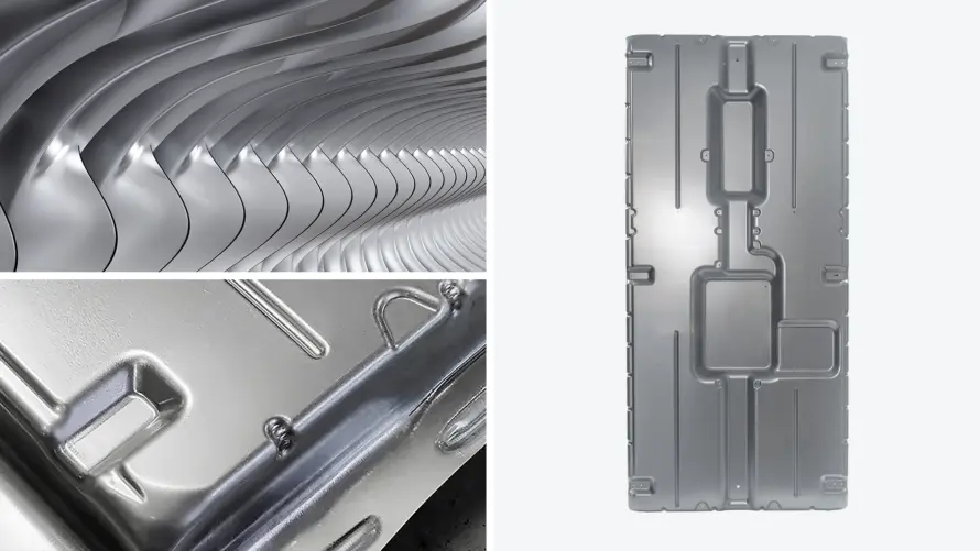 Examples of deep-drawn components.