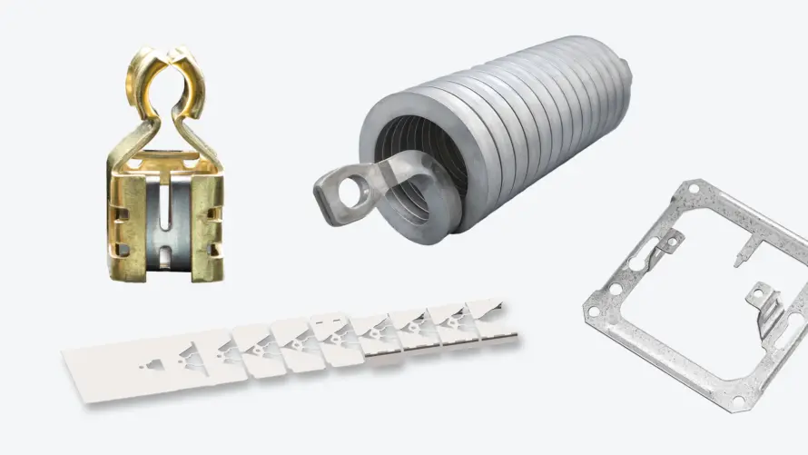 Springs, fasteners and stamped metal components
